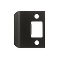 Dendesigns 2 in. Overall Extended Lip Strike Plate, Oil Rubbed Bronze - Solid DE1634114